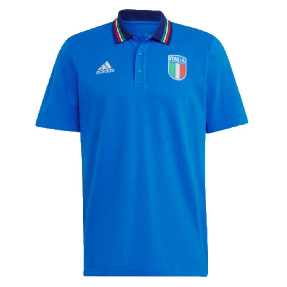 2023 2024 Italy Polo Shirt Blue