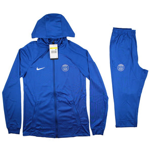 2022-2023 PSG CL Hooded Strike Tracksuit (Blue)_0