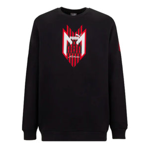 2023-2024 AC Milan FtblIcons Crew Sweat (Black)_0