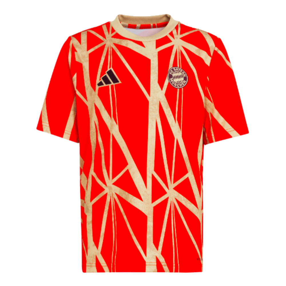 2024-2025 Bayern Munich Pre-Match Shirt (Red)_0