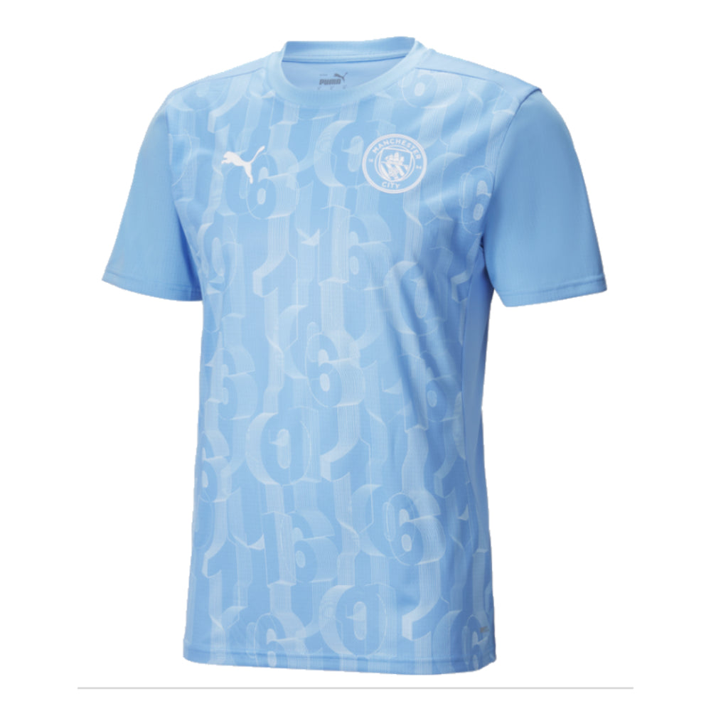 Logo Man City Kit Deal 2024-2025 Man City Prematch SS Shirt (Light