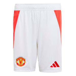 2024-2025 Man Utd Home Shorts (White) - Kids_0
