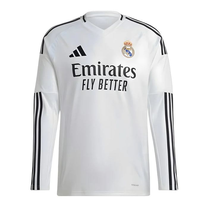 2024-2025 Real Madrid Long Sleeve Home Shirt
