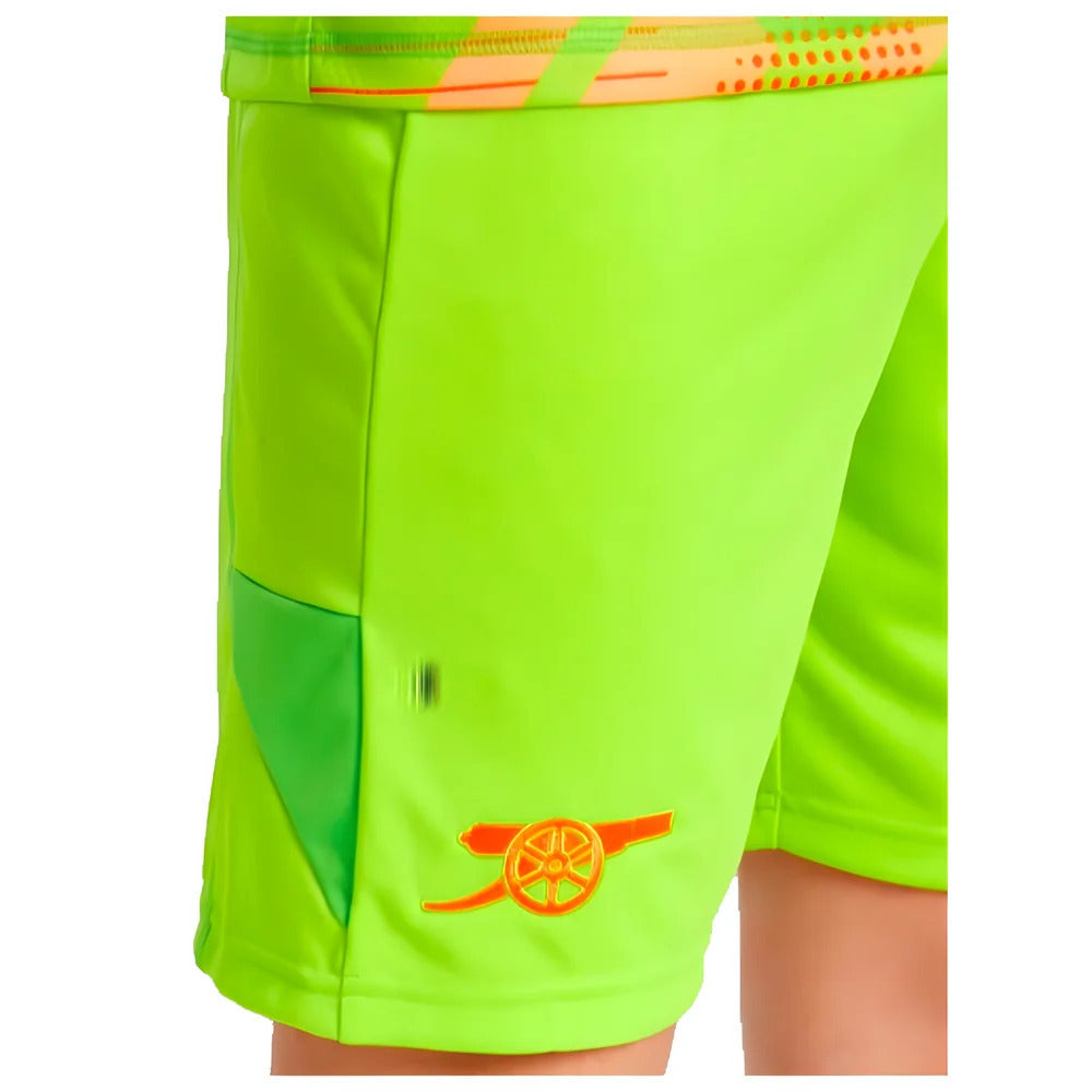 2024-2025 Arsenal Home Goalkeeper Shorts - Kids_1
