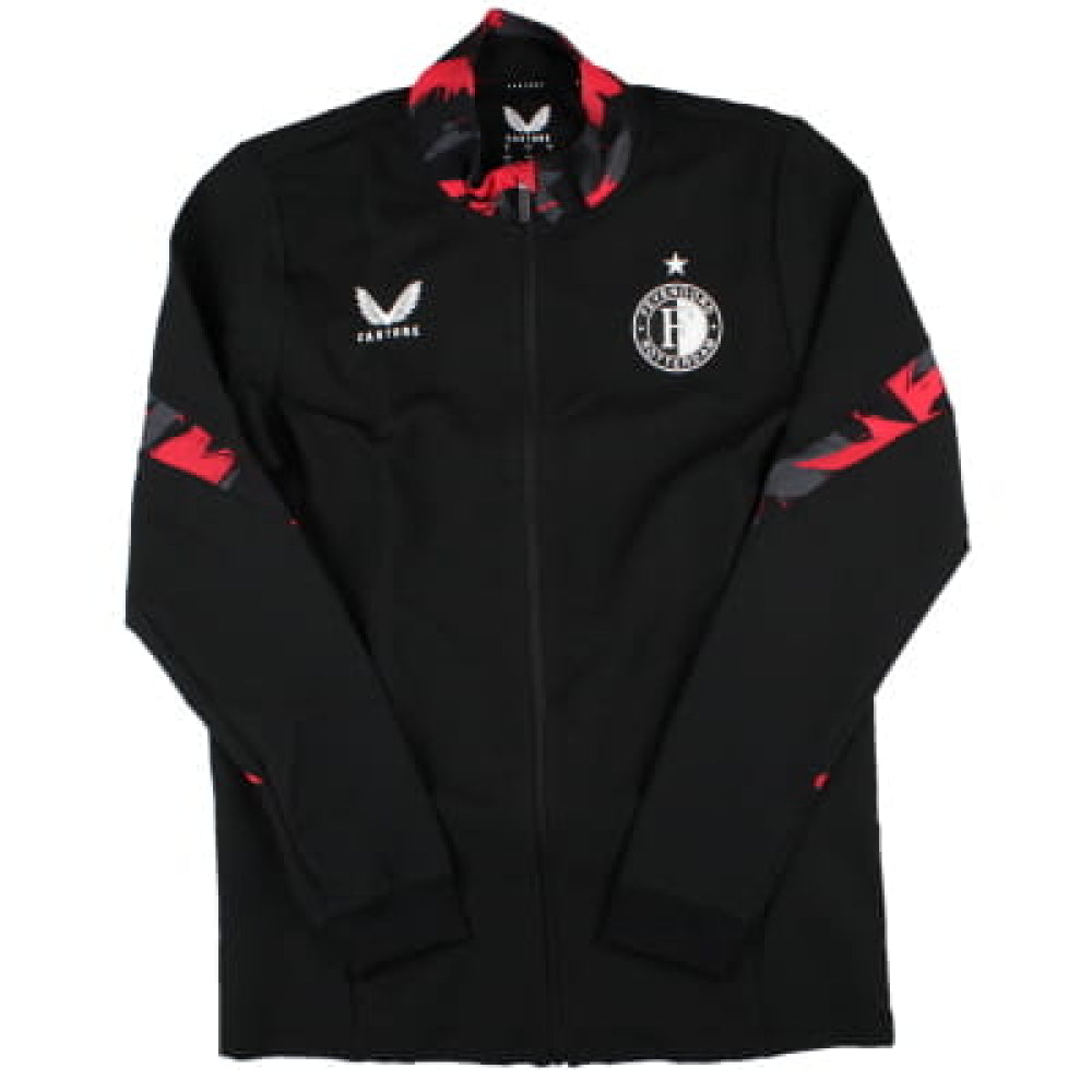 2024-2025 Feyenoord Matchday Anthem Jacket (Black)_0
