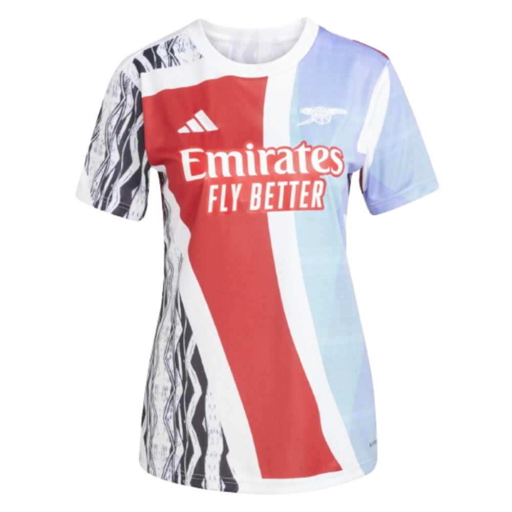 2024-2025 Arsenal Pre-Match Shirt (Scarlet) - Womens_0