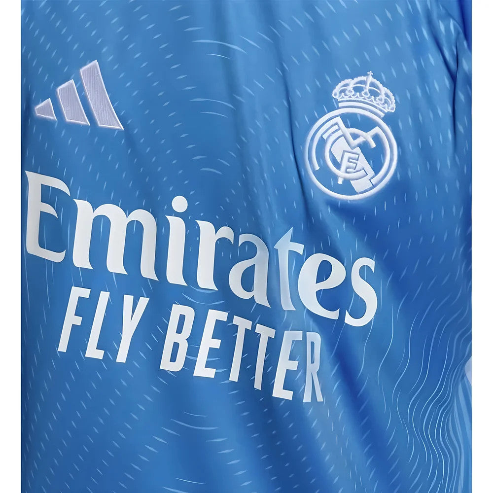 2025-2026 Real Madrid Home Goalkeeper Shirt (Blue) - Kids_2