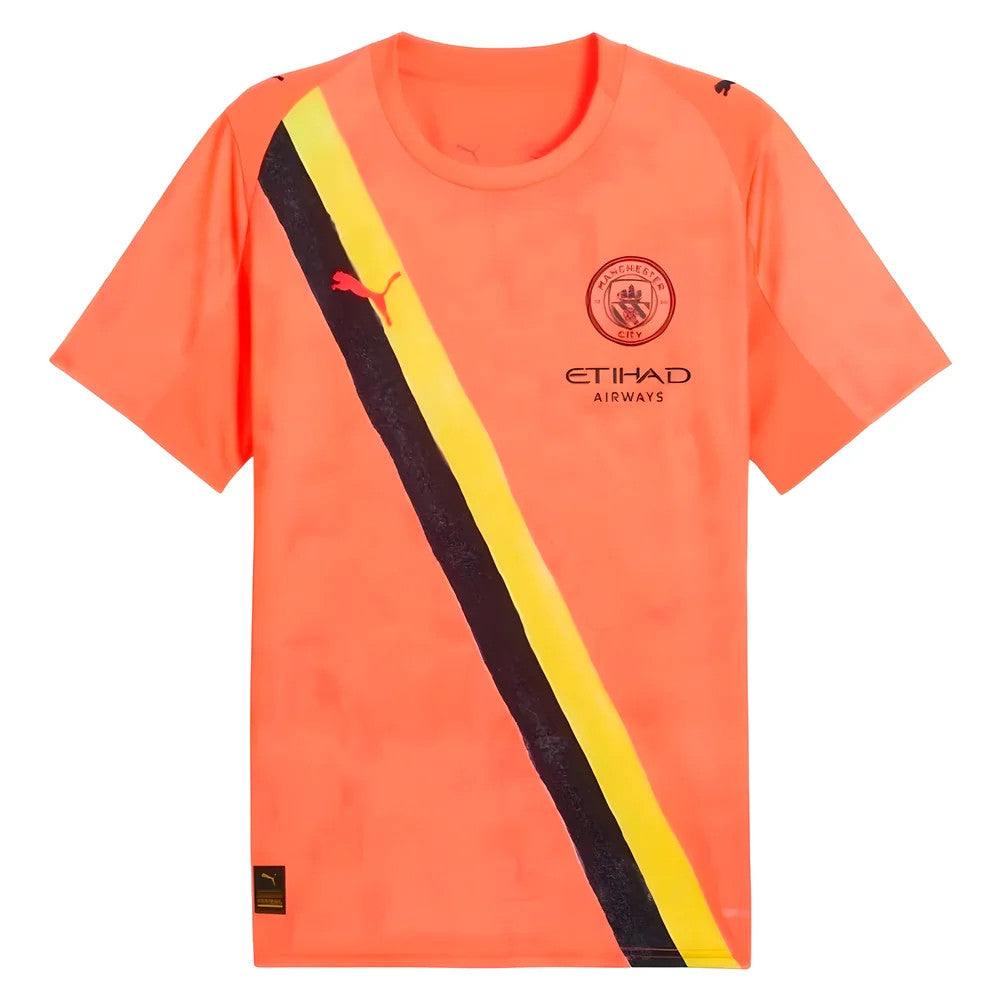 2025-2026 KIDSUPER x Manchester City CWC Shirt (Neon Sun)_0