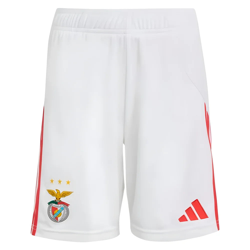 2025-2026 Benfica Home Shorts (White) - Kids_0