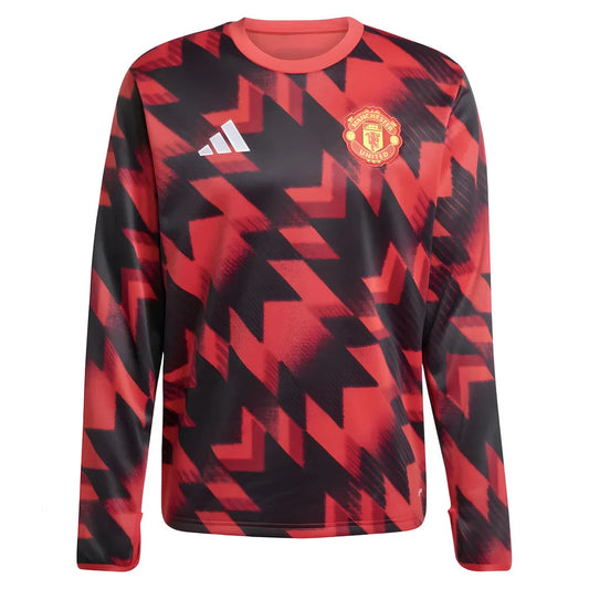 2025-2026 Man Utd Pre-Match Warm Top (Red)_0