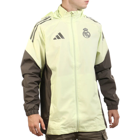 2025-2026 Real Madrid Allweather Jacket (Almost Lime)_0