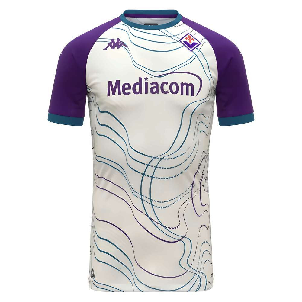 2025-2026 Fiorentina Pre Match Shirt (White-Violet)_0