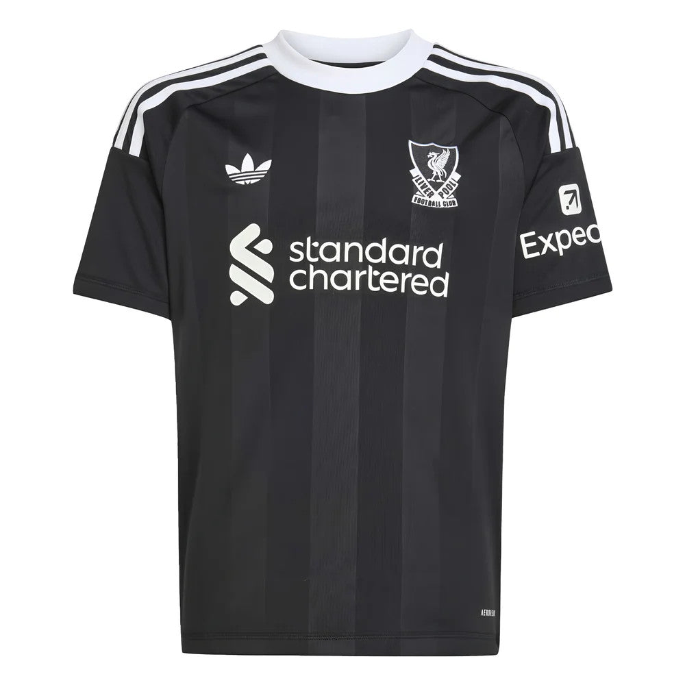 2025-2026 Liverpool Third Goalkeeper Shirt (Black) - Kids_0