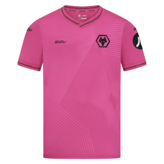 2025-2026 Wolves Goalkeeper Away Shirt (Pink) - Kids_0
