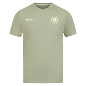 2025-2026 Wolves Players Travel T-Shirt (Khaki)_0