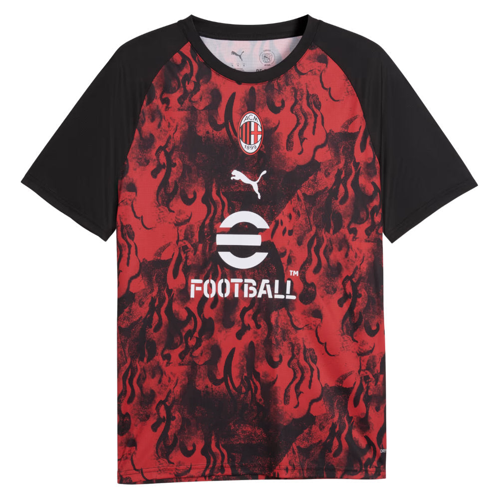 2025-2026 AC Milan Warm Up Jersey (Red)_0