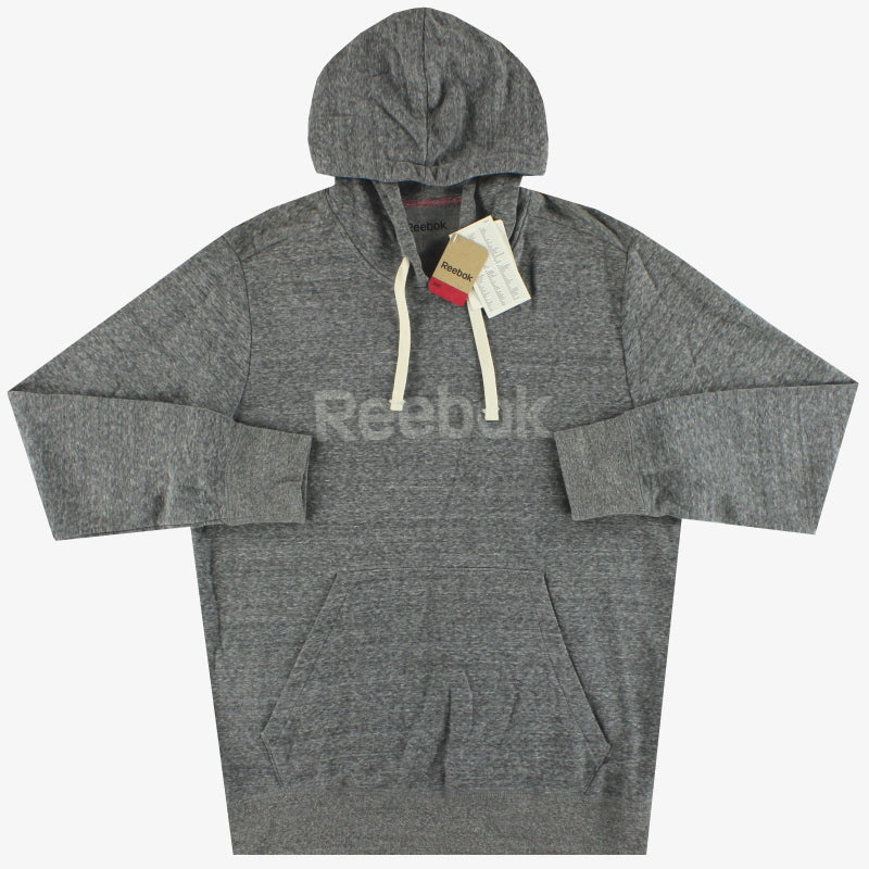 Reebok Extra Soft Mens EL Logo Grey Hoodie *BNIB* L