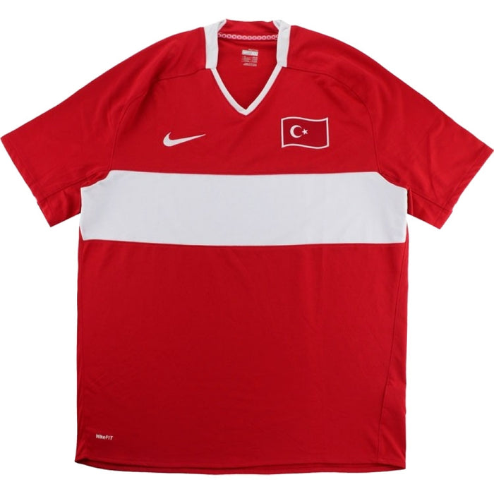 Turkey 2008-09 Home Shirt ((Very Good) S)