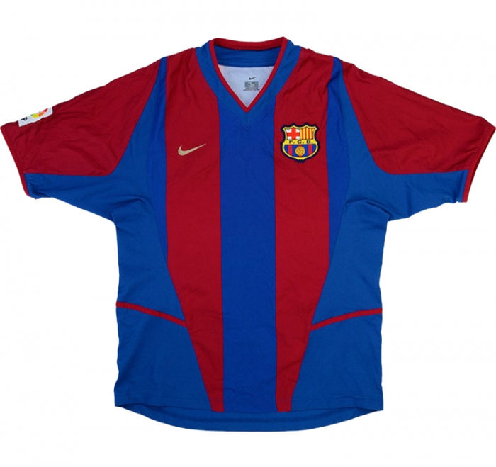 Barcelona 2002-03 Home Shirt ((Very Good) XXL)