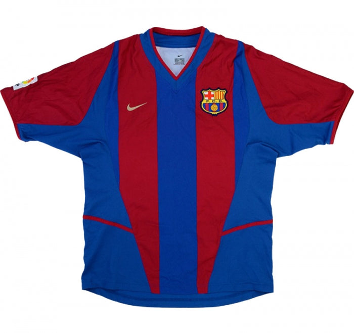 Barcelona 2002-03 Home Shirt (L) (Very Good)