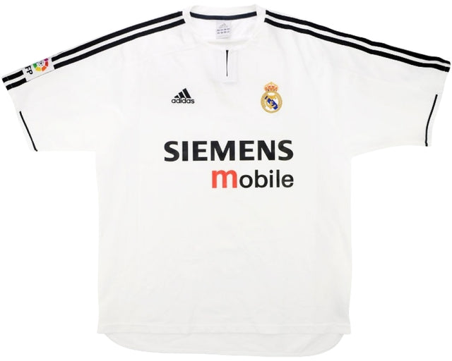 Real Madrid 2003-04 Home Shirt (M) (Good)_0