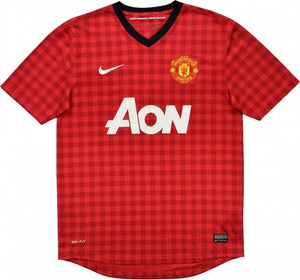 Manchester United 2012-13 Home Shirt (2XL) Scholes #22 (Good)_1