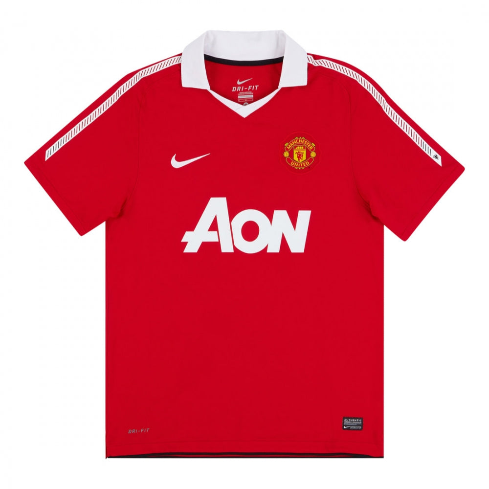 Manchester United 2010-11 Home Shirt (S) (Very Good)_0
