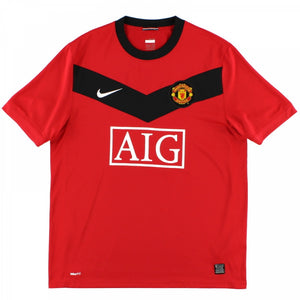 Manchester United 2009-10 Home Shirt (XL) (Very Good)_0