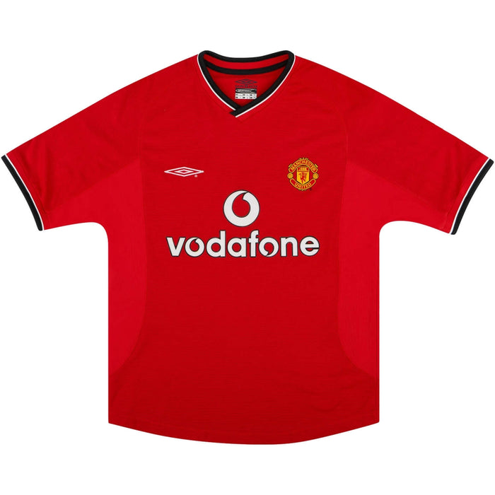 Manchester United 2000-02 Home Shirt (XL) (Excellent)