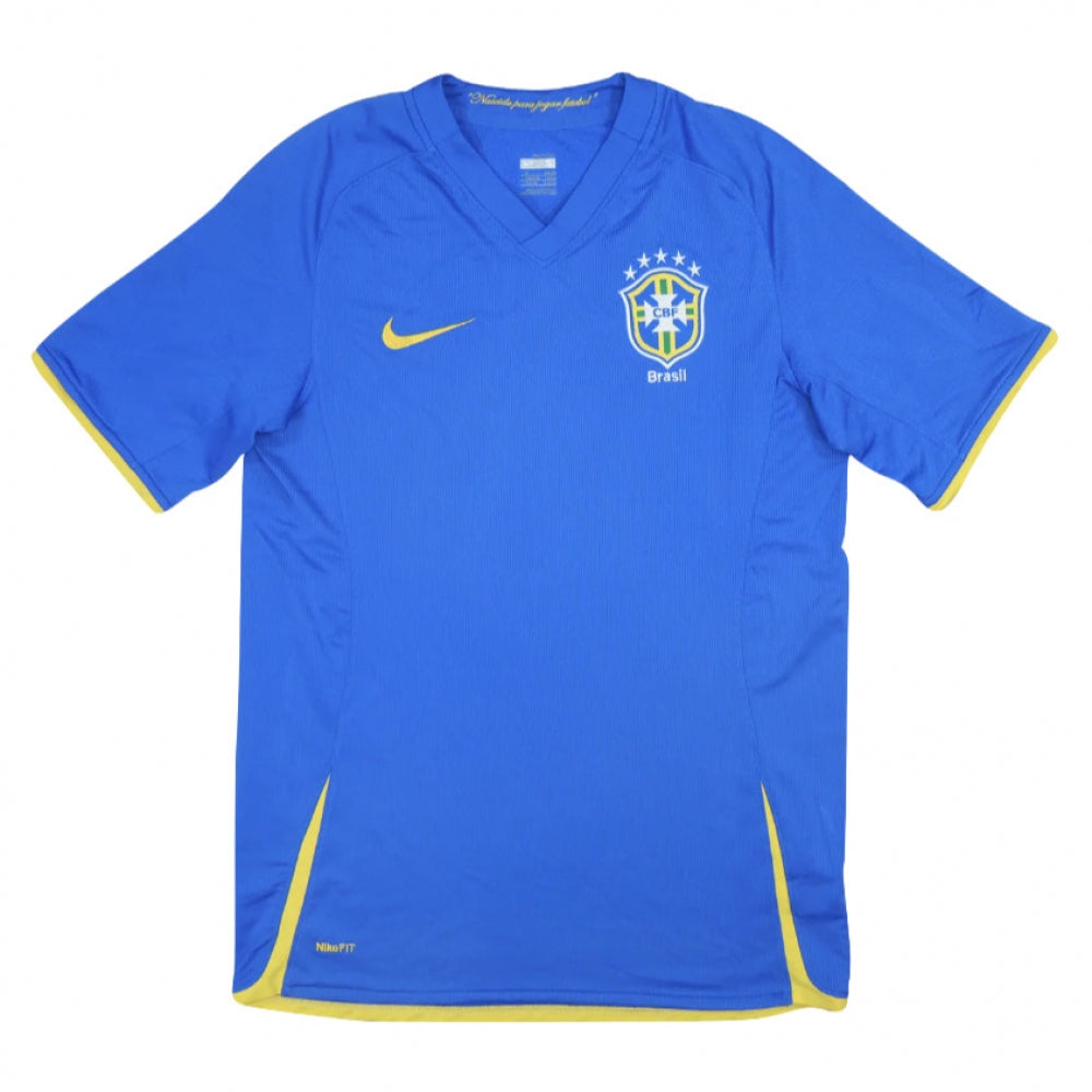 Brazil 2008-10 Away Shirt (S) (Excellent) – Classic Football Kit