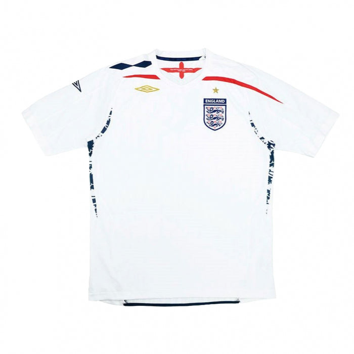 England 2007-09 Home Shirt (S) (Good)