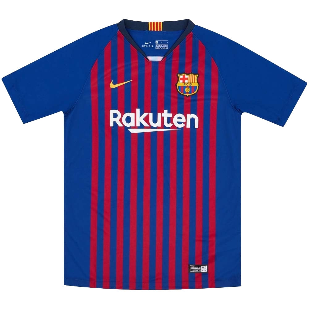 Barcelona 2018-19 Home Shirt (L) (Excellent) – Classic Football Kit