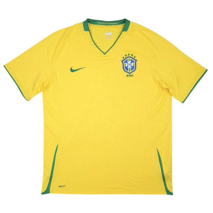 Brazil 2008-10 Home Shirt (XL Boys) (Excellent)