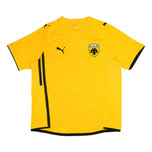 AEK Athens 2009-10 Home Shirt ((Excellent) XL) (Rivaldo 10)_3