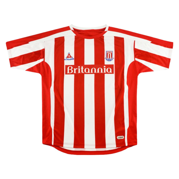 Stoke City 2007-08 Home Shirt ((Excellent) XXL)