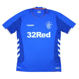 Rangers 2018-19 Home Shirt ((Excellent) L) (AMORUSO 4)_3