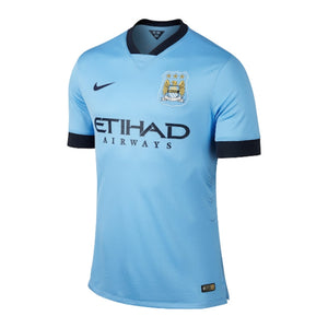 Manchester City 2014-15 Home Shirt (M) (Good)_0