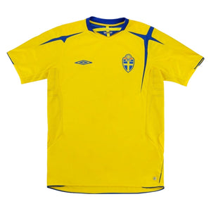 Sweden 2005-06 Home Shirt ((Excellent) XL)_0