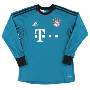 Bayern Munich 2013-14 Long Sleeve Goalkeeper Home Shirt ((Excellent) L)_0