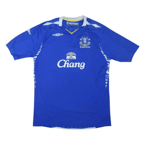 Everton 2007-08 Home Shirt ((Excellent) S) (UNSWORTH 26)_3