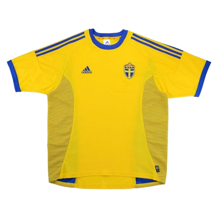 Sweden 2002-04 Home Shirt (XXL) (Very Good)