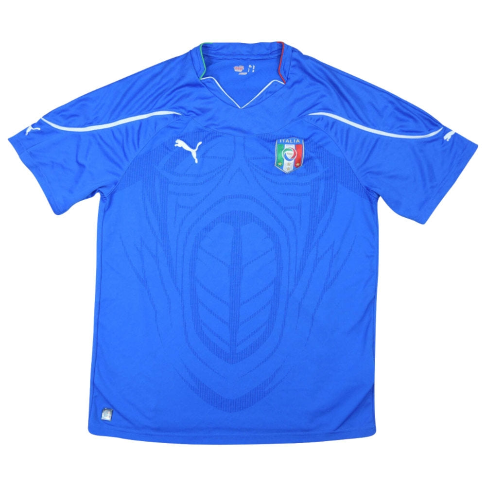 Italy 2010-11 Home Shirt (Good) – Classic Football Kit