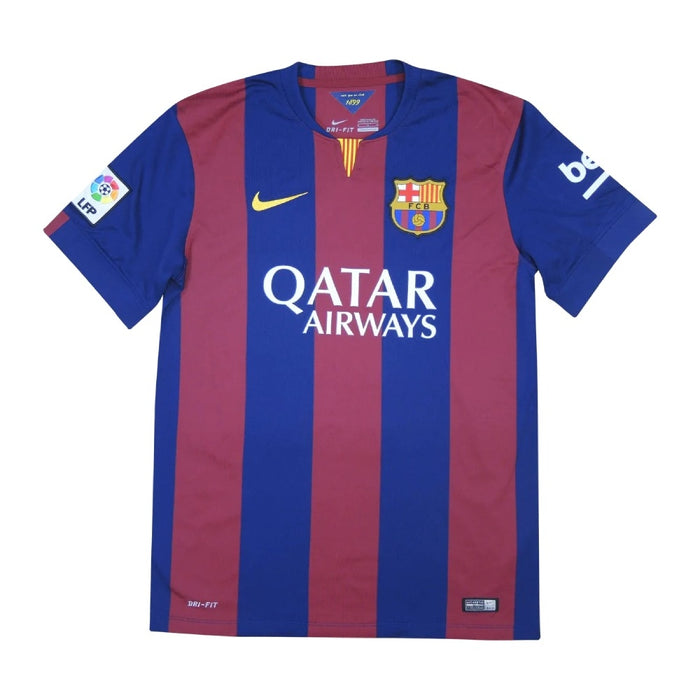 Barcelona 2014-15 Home Shirt (L.Boys) (Mint)