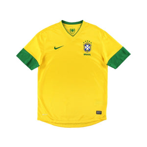 Brazil 2012-13 Home Shirt (M) (Good)_0