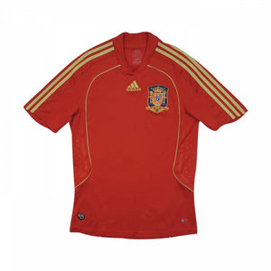 Spain 2008-09 Home Shirt (M) (Good)_0