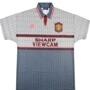 Manchester United 1995-1996 Away Shirt (L) (Very Good) (Irwin 3)_2