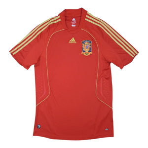Spain 2008-2009 Home Shirt (XL) (Excellent)_0