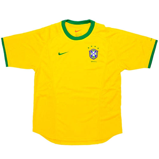 Brazil 2000-02 Home Shirt (M) (Good)_0
