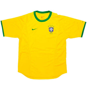 Brazil 2000-02 Home Shirt (M) (Good)_0