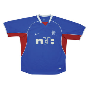 Rangers 2001-02 Home Shirt (S) (Excellent)_0